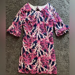 Lilly Pulitzer Fiesta Stretch Dress in Beyond the Sea Size 4